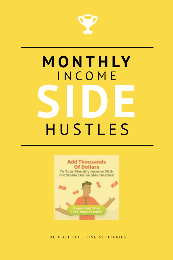 E-books about side hustles on yellow background!