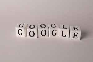 google spelled on letter cubes.Google SEO updates in 2023