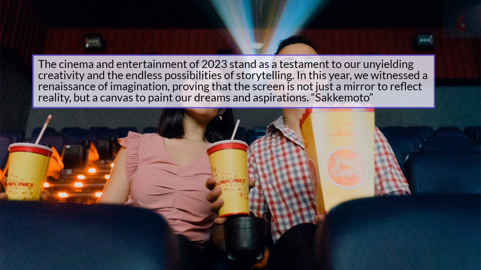 The cinema and entertainment of 2023 stand as a testament to our unyielding creativity