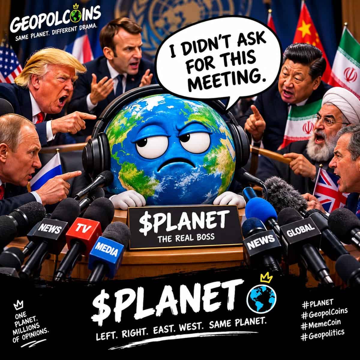 $PLANET GeopolCoins Earth meme coin
